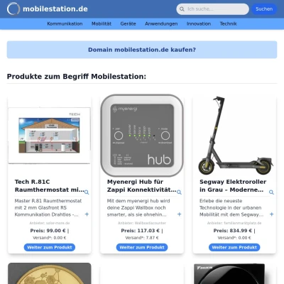 Screenshot mobilestation.de