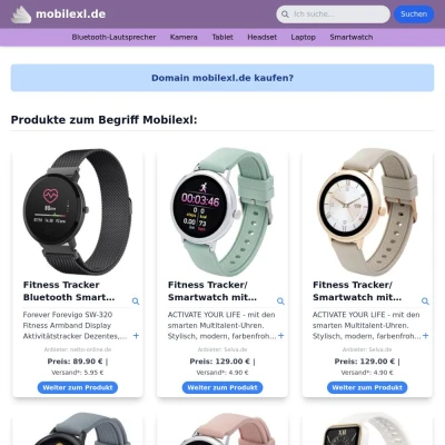 Screenshot mobilexl.de