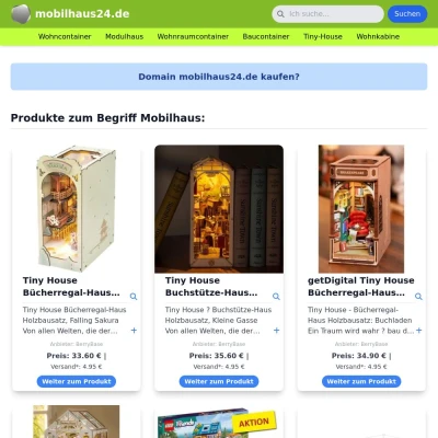 Screenshot mobilhaus24.de