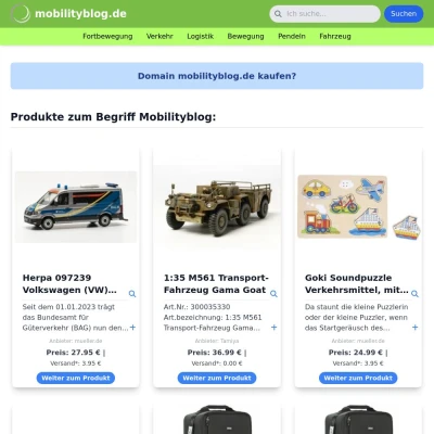 Screenshot mobilityblog.de