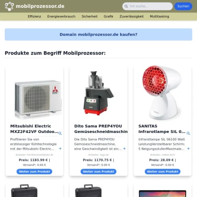 Screenshot mobilprozessor.de