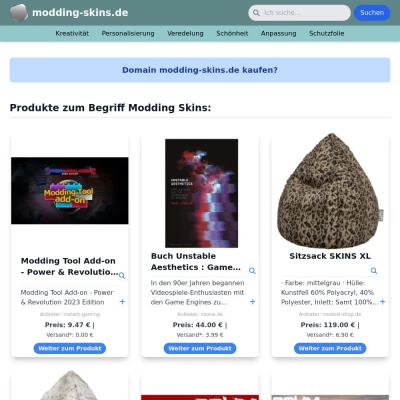 Screenshot modding-skins.de