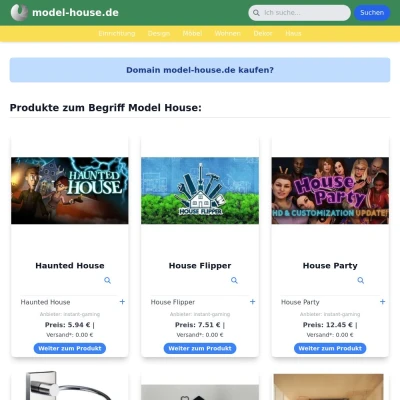 Screenshot model-house.de