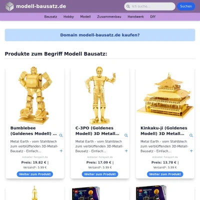 Screenshot modell-bausatz.de