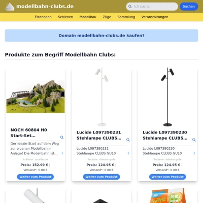 Screenshot modellbahn-clubs.de