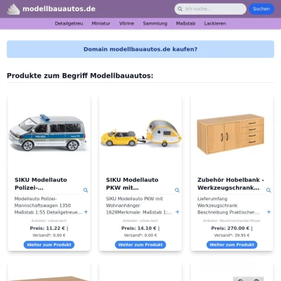 Screenshot modellbauautos.de