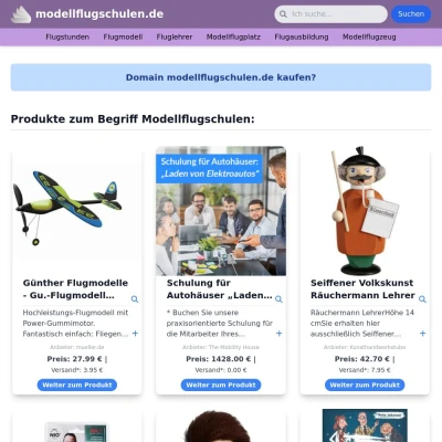 Screenshot modellflugschulen.de