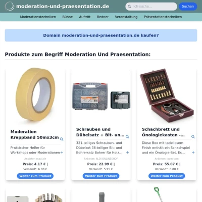 Screenshot moderation-und-praesentation.de
