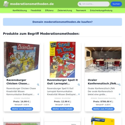 Screenshot moderationsmethoden.de