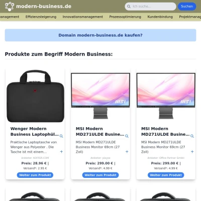 Screenshot modern-business.de