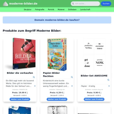 Screenshot moderne-bilder.de