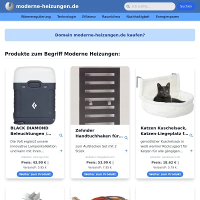 Screenshot moderne-heizungen.de