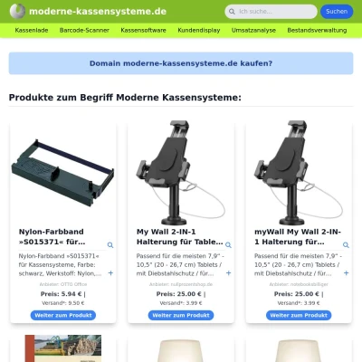 Screenshot moderne-kassensysteme.de