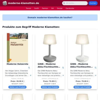 Screenshot moderne-klamotten.de