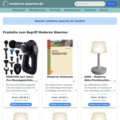 Screenshot moderne-waerme.de