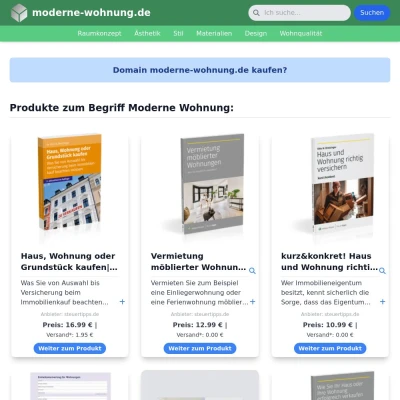 Screenshot moderne-wohnung.de