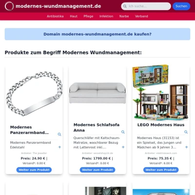 Screenshot modernes-wundmanagement.de