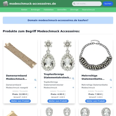 Screenshot modeschmuck-accessoires.de