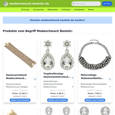 Screenshot modeschmuck-basteln.de