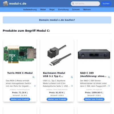Screenshot modul-c.de