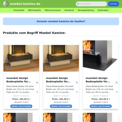 Screenshot moebel-kamine.de