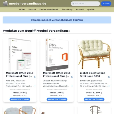 Screenshot moebel-versandhaus.de