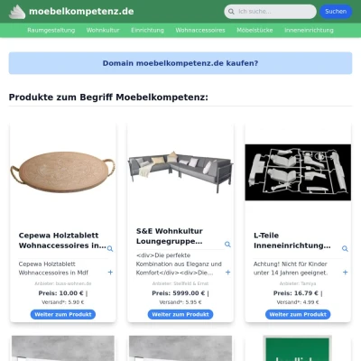 Screenshot moebelkompetenz.de