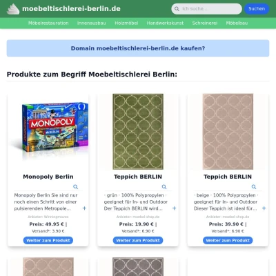 Screenshot moebeltischlerei-berlin.de