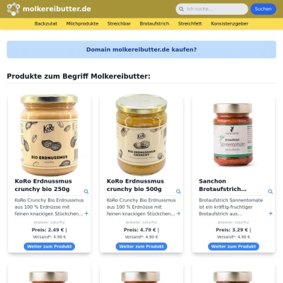 Screenshot molkereibutter.de