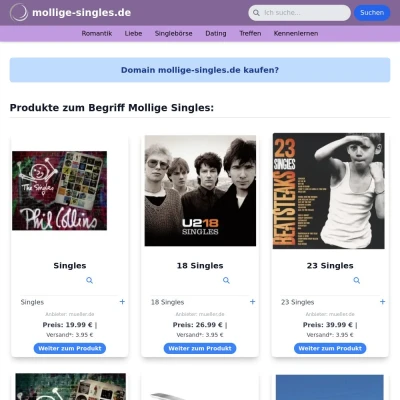 Screenshot mollige-singles.de