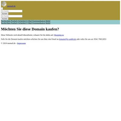 Screenshot momail.de