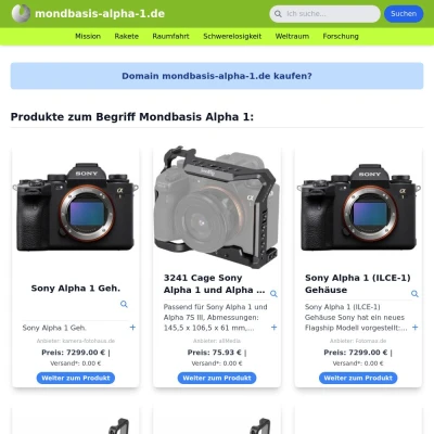 Screenshot mondbasis-alpha-1.de