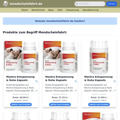 Screenshot mondscheinfahrt.de