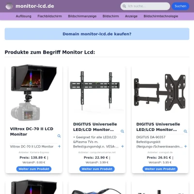 Screenshot monitor-lcd.de