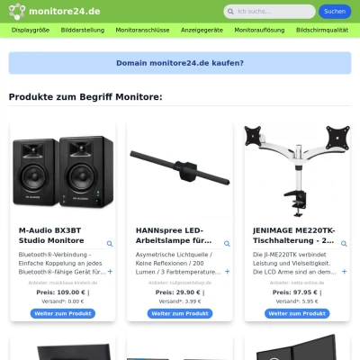 Screenshot monitore24.de