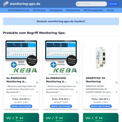 Screenshot monitoring-gps.de