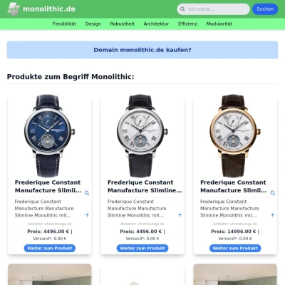 Screenshot monolithic.de