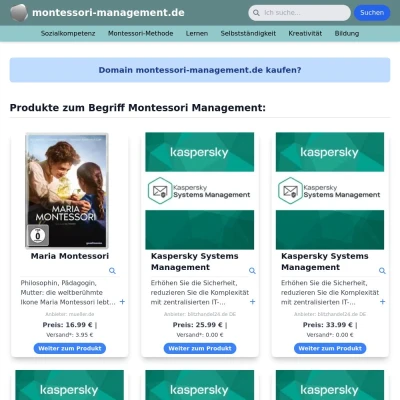 Screenshot montessori-management.de