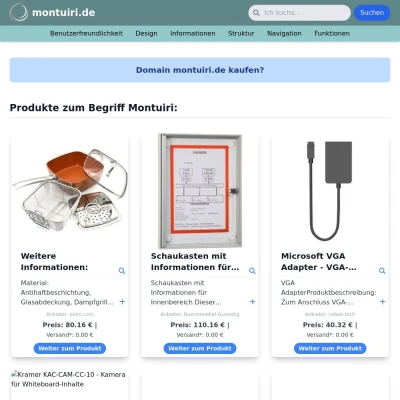 Screenshot montuiri.de