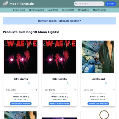 Screenshot moon-lights.de