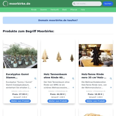 Screenshot moorbirke.de