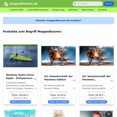 Screenshot moppedtouren.de