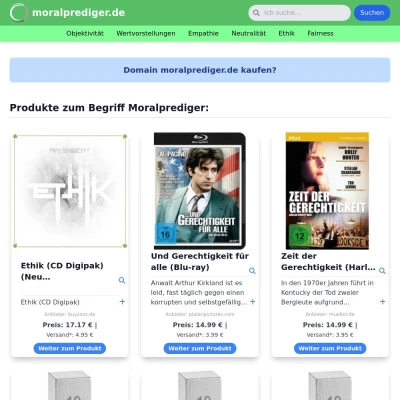 Screenshot moralprediger.de