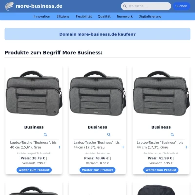 Screenshot more-business.de