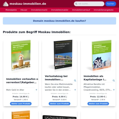 Screenshot moskau-immobilien.de