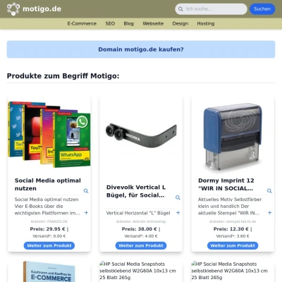 Screenshot motigo.de