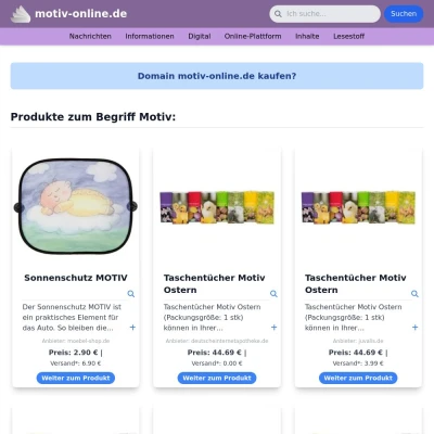 Screenshot motiv-online.de