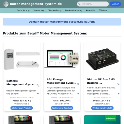 Screenshot motor-management-system.de