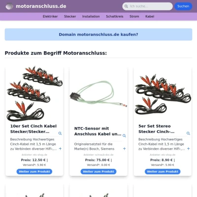 Screenshot motoranschluss.de