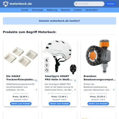 Screenshot motorbock.de